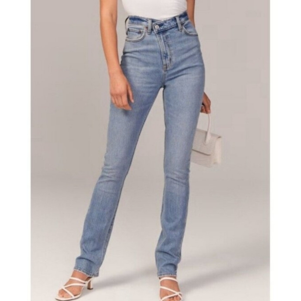 Abercrombie & Fitch 90s Slim Straight Ultra High Rise * Long